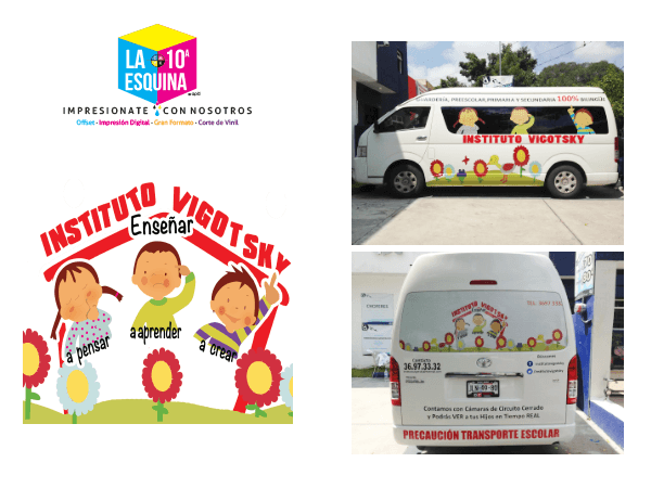 Apa Impresiones Rotulación de Vehículos Guadalajara Instituto Vigotsky